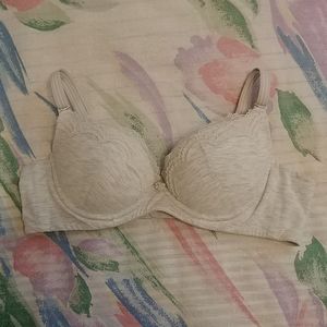 Grey Padded Bra, Size 34A